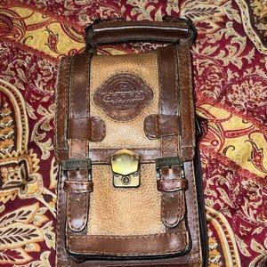 Vintage GERPA Leather Man Bag from Puerto Vallarta, 1998, Movie-Prop Worthy